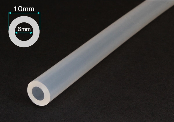 タイガースポリマー シリコンゴムチューブ 6mm×10mm カット品 1個 (ご注文単位1個)【直送品】