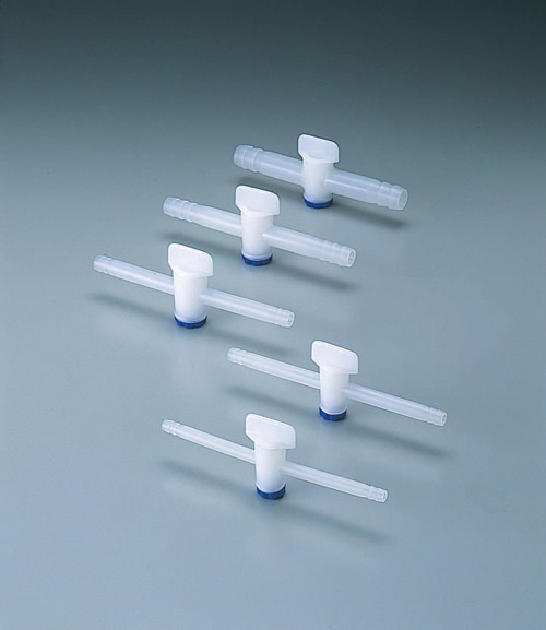 PP二方活栓 枝管外径 8mm 1個 (ご注文単位1個)【直送品】