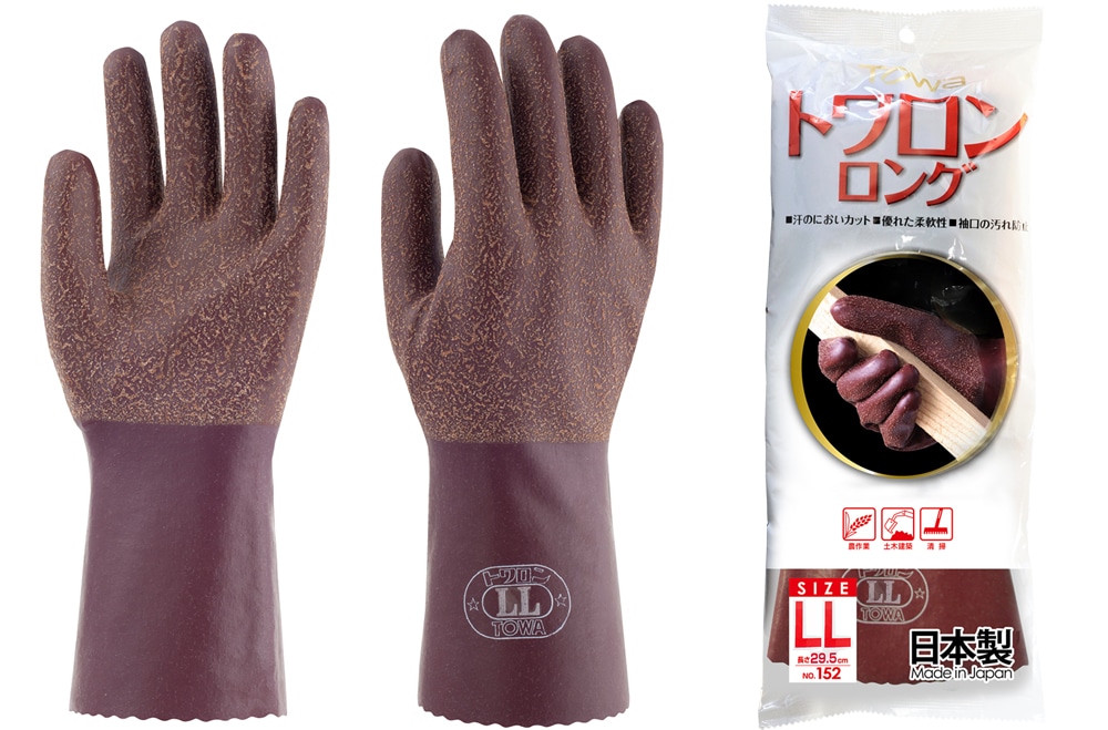 東和コーポレーション トワロンロンググローブ NO.152 ｻｲｽﾞLL 1個 (ご注文単位1個)【直送品】