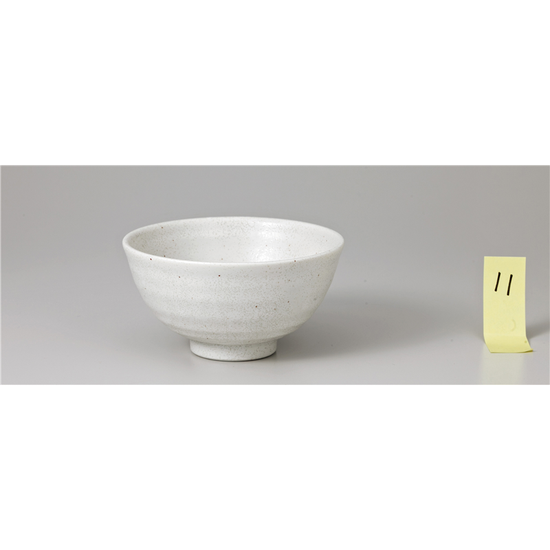 古林陶器 和陶オープン 新生白マット水晶 茶碗(大) 845100540 1個（ご注文単位1個）【直送品】