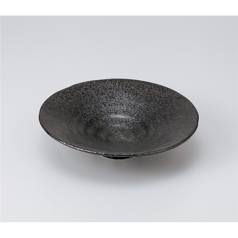 古林陶器 向付 いぶし黒 6.0平鉢 903030361 1個(ご注文単位1個)【直送品】