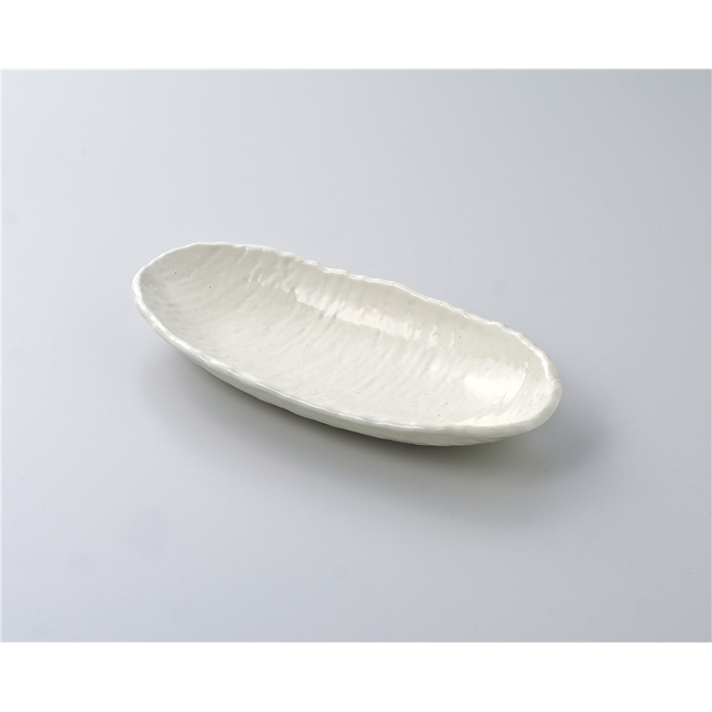 古林陶器 中鉢 粉引舟型小鉢 604630273 1個(ご注文単位1個)【直送品】