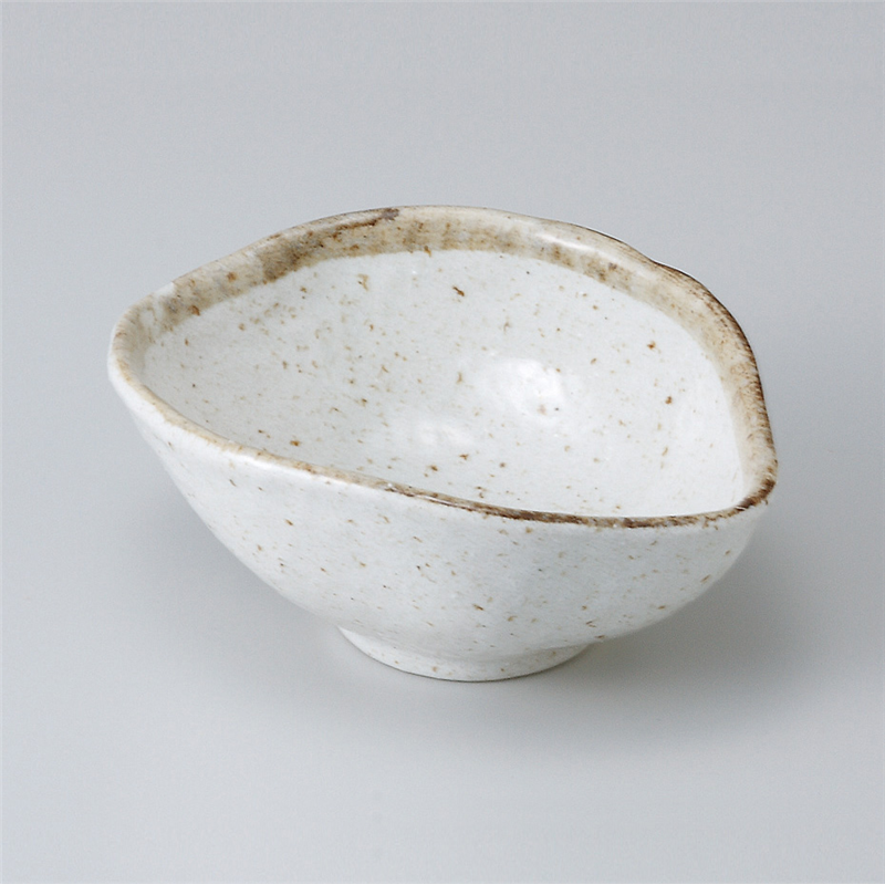 古林陶器 中鉢 白唐津変型小鉢 505210335 1個(ご注文単位1個)【直送品】