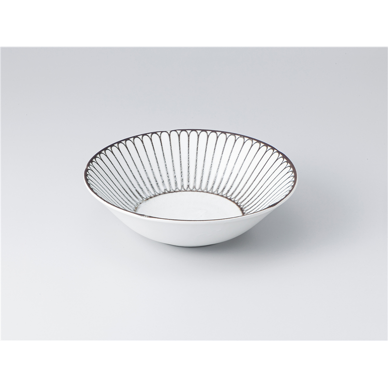 古林陶器 中鉢 光彩(白)5.5鉢 1303650235 1個（ご注文単位1個）【直送品】