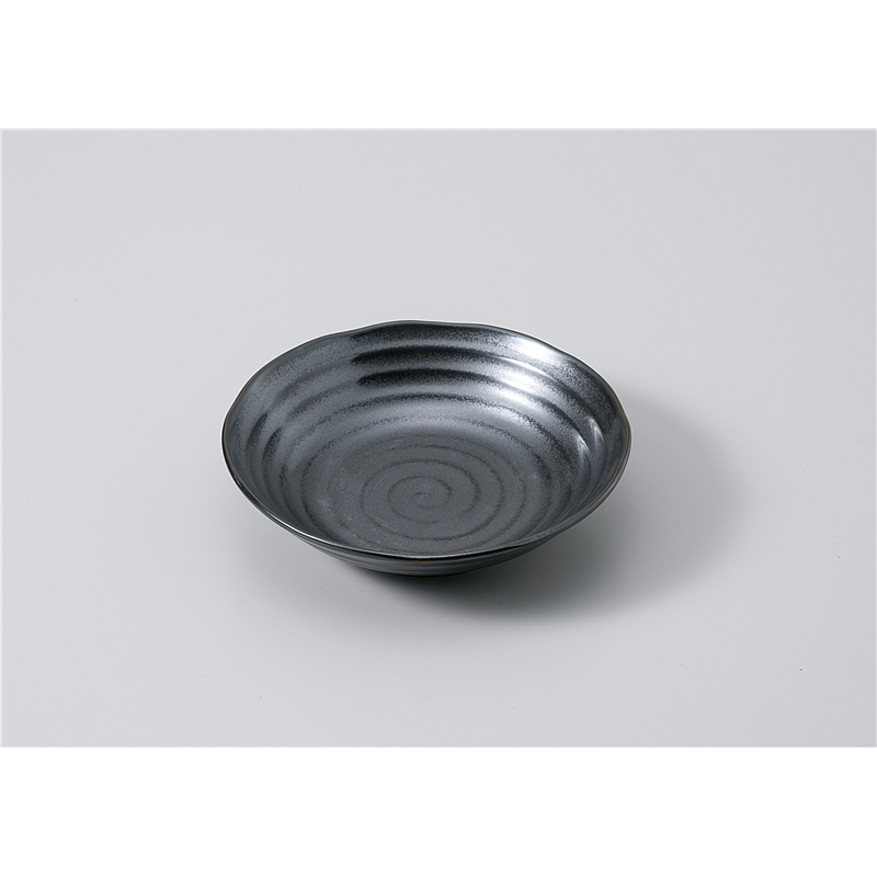 古林陶器 中鉢 鉄結晶5.5浅鉢 1103940331 1個（ご注文単位1個）【直送品】