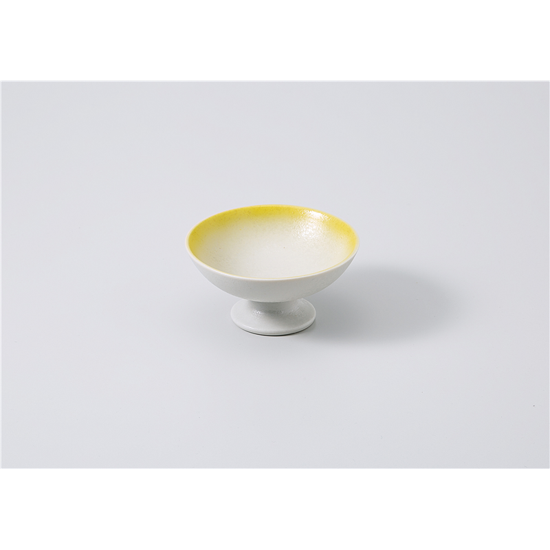 古林陶器 小鉢 イエロー吹高台小鉢 1104450551 1個（ご注文単位1個）【直送品】