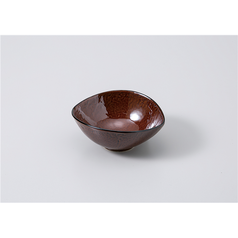 古林陶器 小鉢 アメ釉レモン型小鉢 1104720335 1個（ご注文単位1個）【直送品】