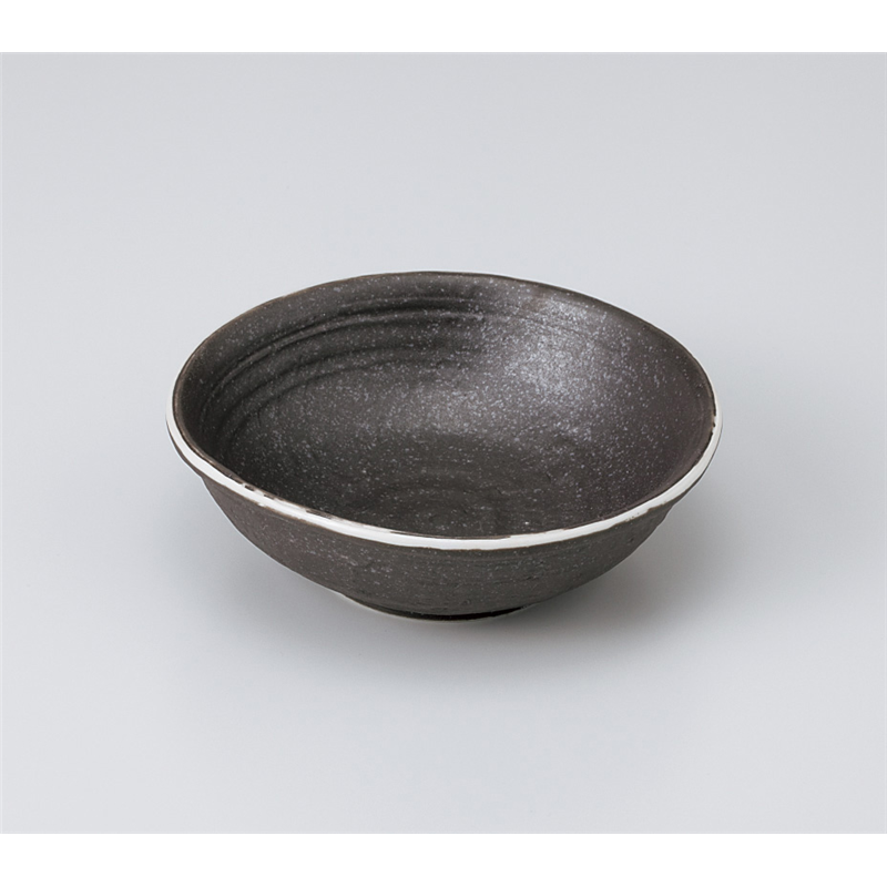 古林陶器 小鉢 黒釉丸小鉢 905930426 1個（ご注文単位1個）【直送品】