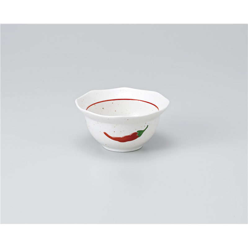 古林陶器 小鉢 唐辛子八角型小鉢 1106340347 1個（ご注文単位1個）【直送品】