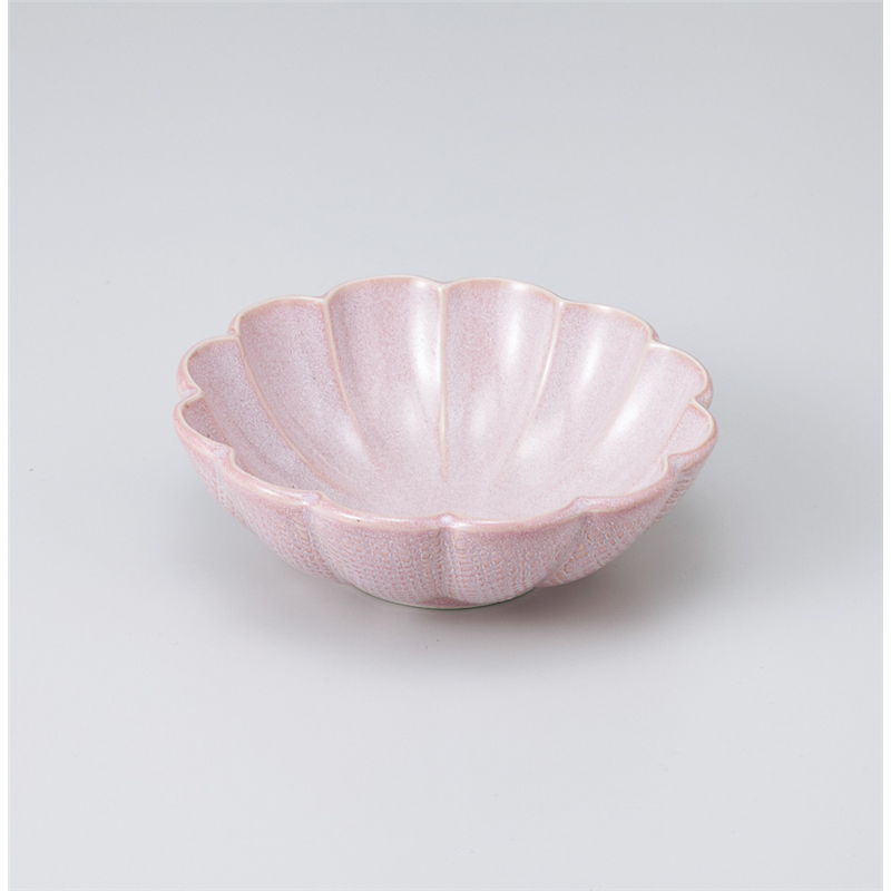古林陶器 組鉢 ピンクうのふ花びら小鉢 907110751 1個（ご注文単位1個）【直送品】