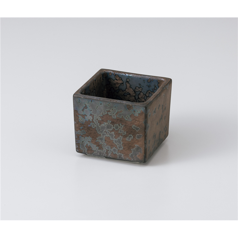 古林陶器 小付 ブロンズ1/1スクエア 1005720103 1個（ご注文単位1個）【直送品】