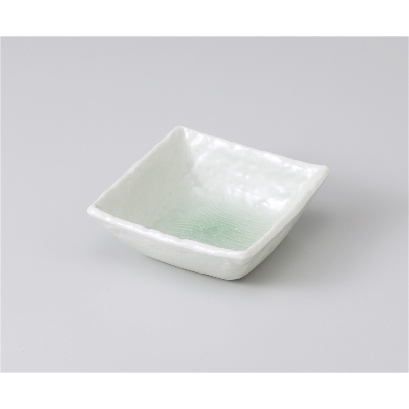 古林陶器 小付 緑風 四角小付 1008210463 1個（ご注文単位1個）【直送品】