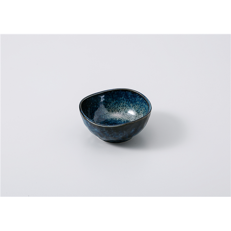 古林陶器 小付 窯変紺 三角3.0小鉢 1107840260 1個（ご注文単位1個）【直送品】