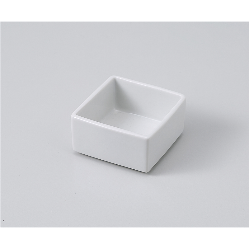 古林陶器 珍味 白四角形鉢 1109320347 1個(ご注文単位1個)【直送品】