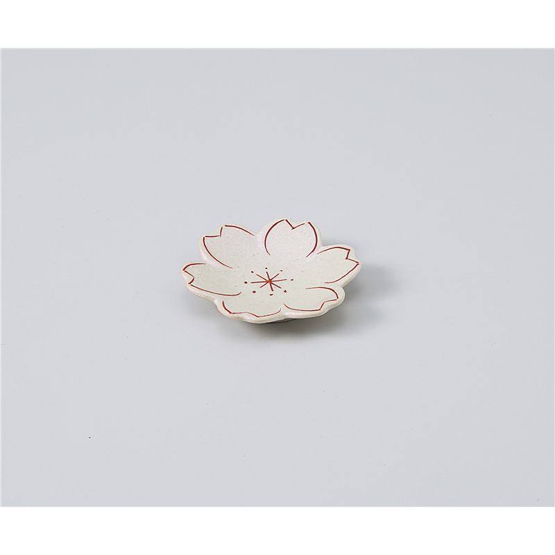 古林陶器 珍味 ラスター 桜豆皿 1109340478 1個(ご注文単位1個)【直送品】