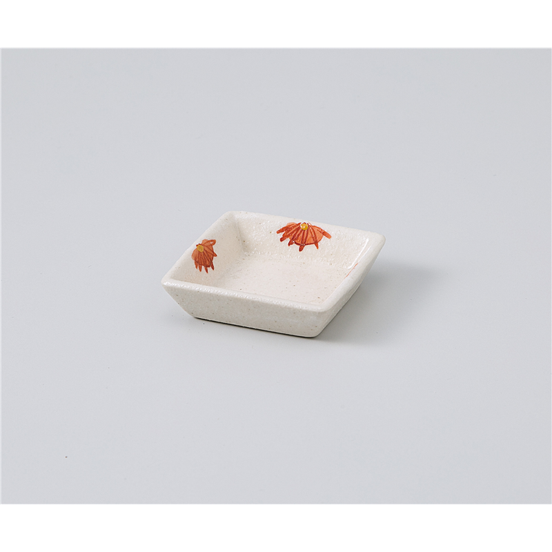古林陶器 珍味 赤絵菊 角珍味 1109450778 1個(ご注文単位1個)【直送品】