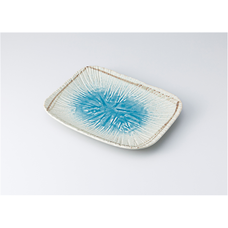 古林陶器 前菜皿 湧水26cm長角皿 1311310126 1個（ご注文単位1個）【直送品】
