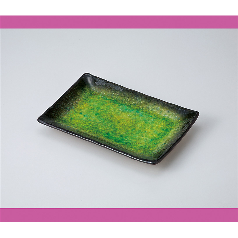 古林陶器 付出皿 藍染ヒワ焼物皿 712140201 1個（ご注文単位1個）【直送品】