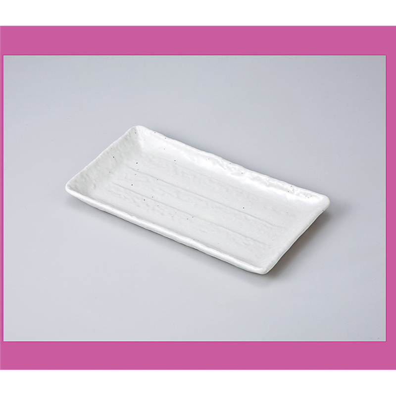 古林陶器 焼物皿 白釉焼物皿 712230378 1個(ご注文単位1個)【直送品】