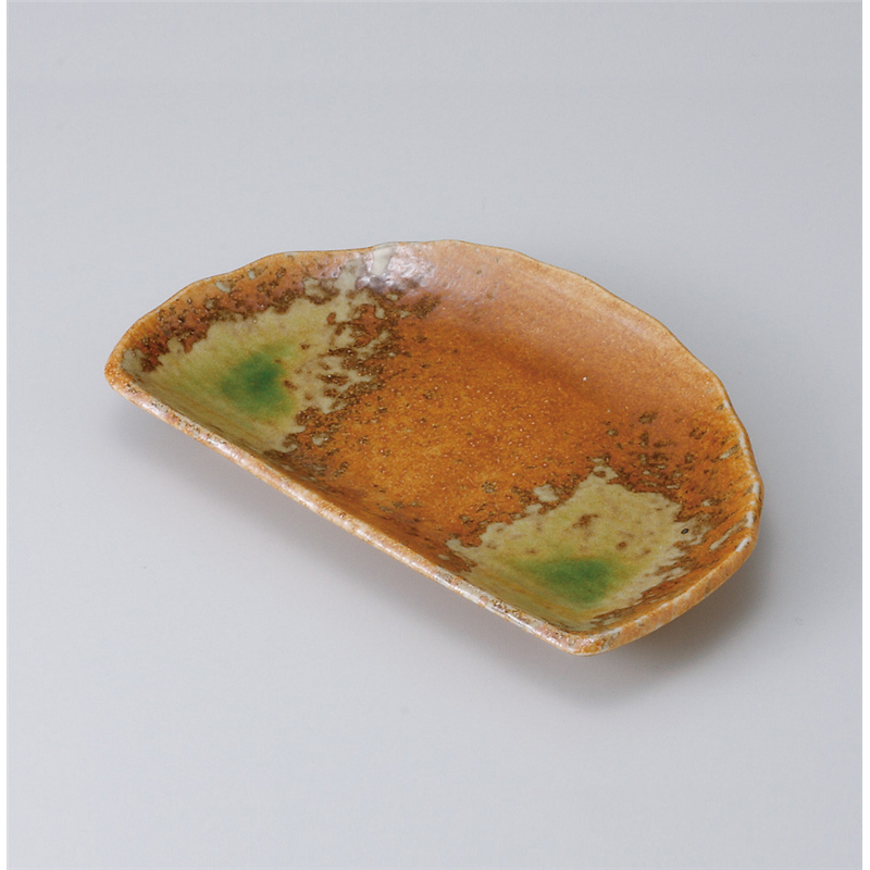 古林陶器 焼物皿 半月皿 伊賀 513150361 1個(ご注文単位1個)【直送品】