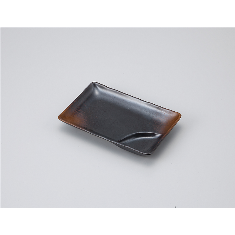 古林陶器 焼物皿 やきしめ6.0長角仕切皿 1114550274 1個（ご注文単位1個）【直送品】