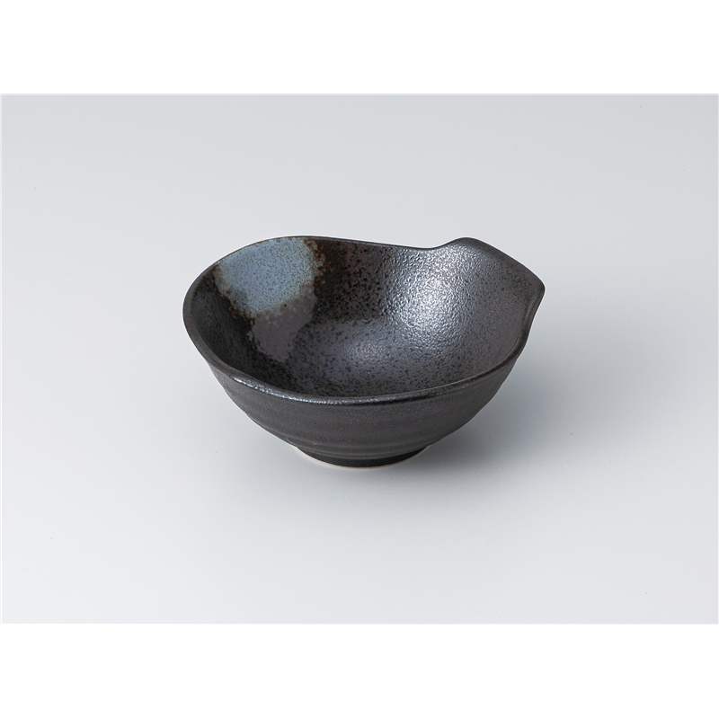 古林陶器 呑水 白吹黒水晶呑水 1315510474 1個（ご注文単位1個）【直送品】