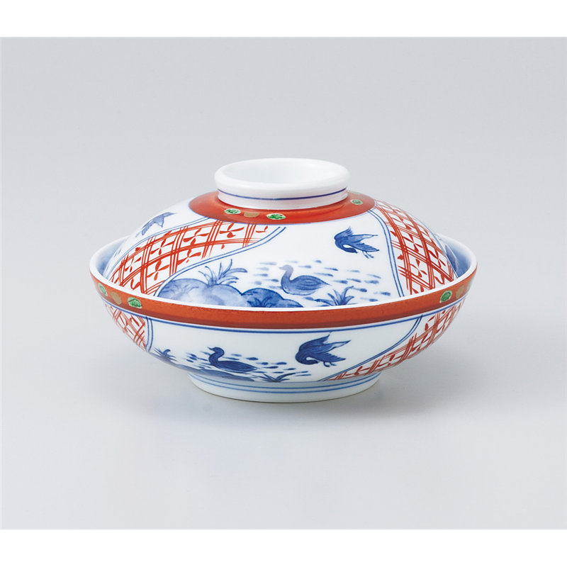 古林陶器 蓋物特選 万暦蓋向 917110130 1個(ご注文単位1個)【直送品】
