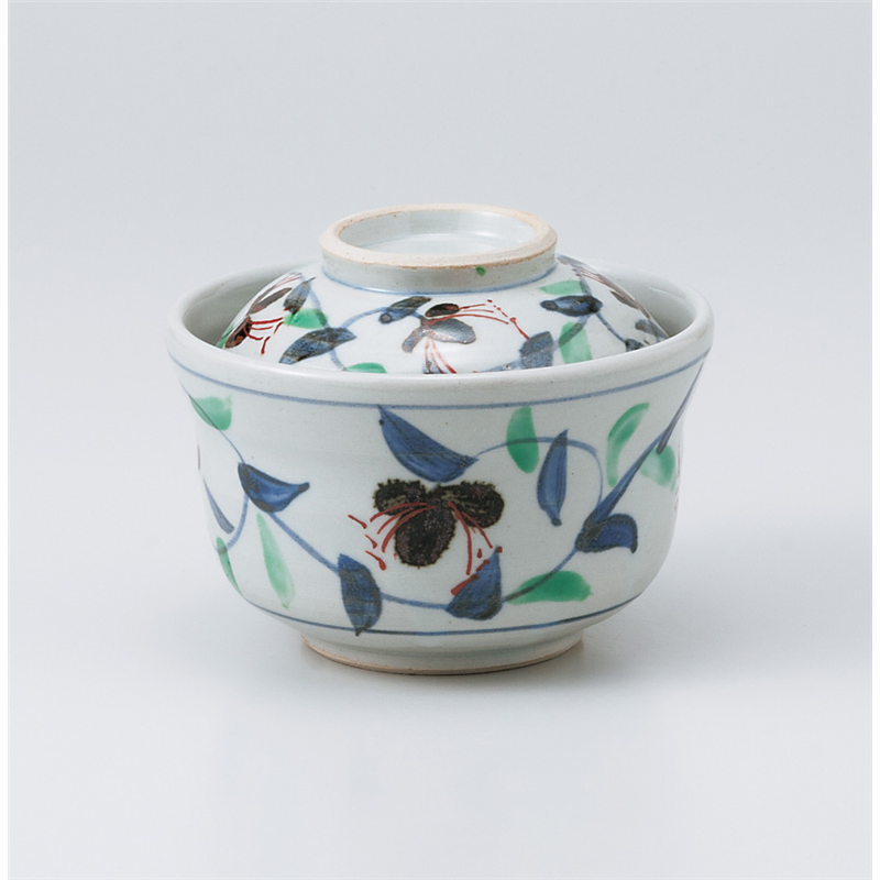 古林陶器 蓋物 唐草円菓子碗 916930325 1個(ご注文単位1個)【直送品】