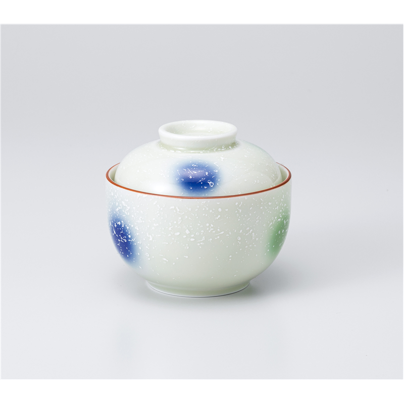 古林陶器 蓋物 三色吹 小煮物碗 1117030551 1個(ご注文単位1個)【直送品】