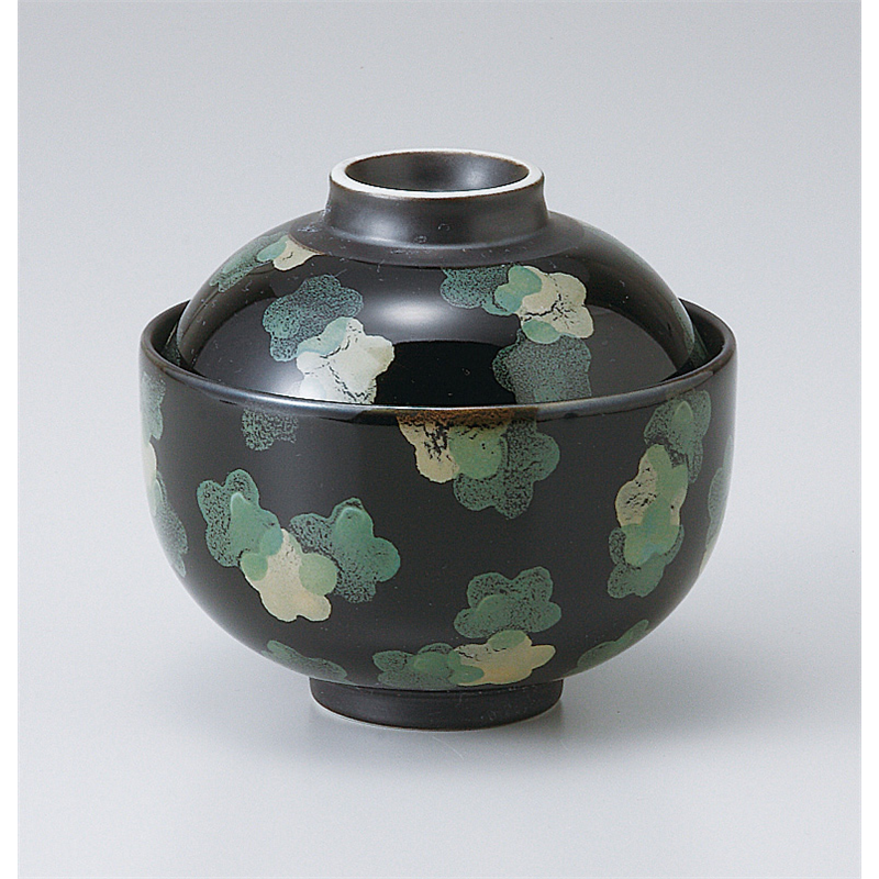 古林陶器 蓋物 花紋ちらし円菓子碗 501740260 1個(ご注文単位1個)【直送品】