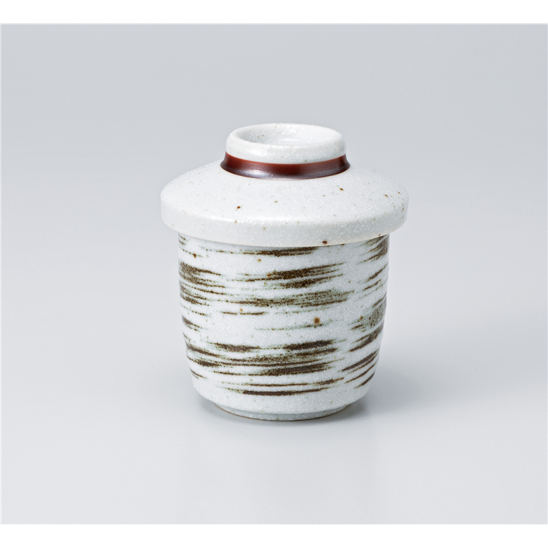 古林陶器 蒸椀 茶刷毛ミニむし碗 1117930525 1個(ご注文単位1個)【直送品】