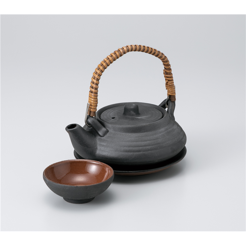 古林陶器 土瓶蒸し 平型土瓶むし(DE5) 1118110384 1個(ご注文単位1個)【直送品】