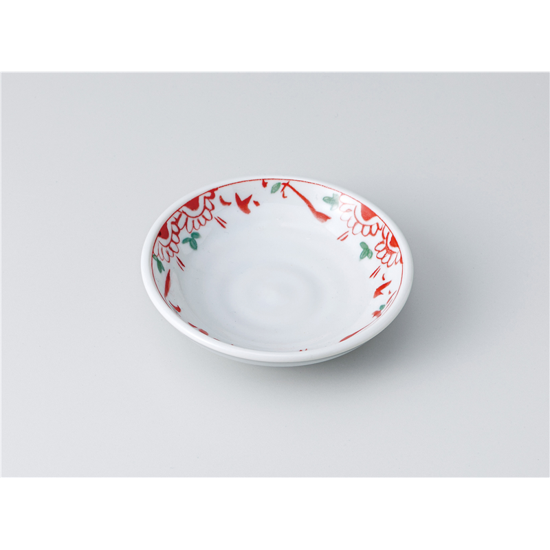 古林陶器 小皿 赤絵錦9.5cm皿 1317240125 1個（ご注文単位1個）【直送品】