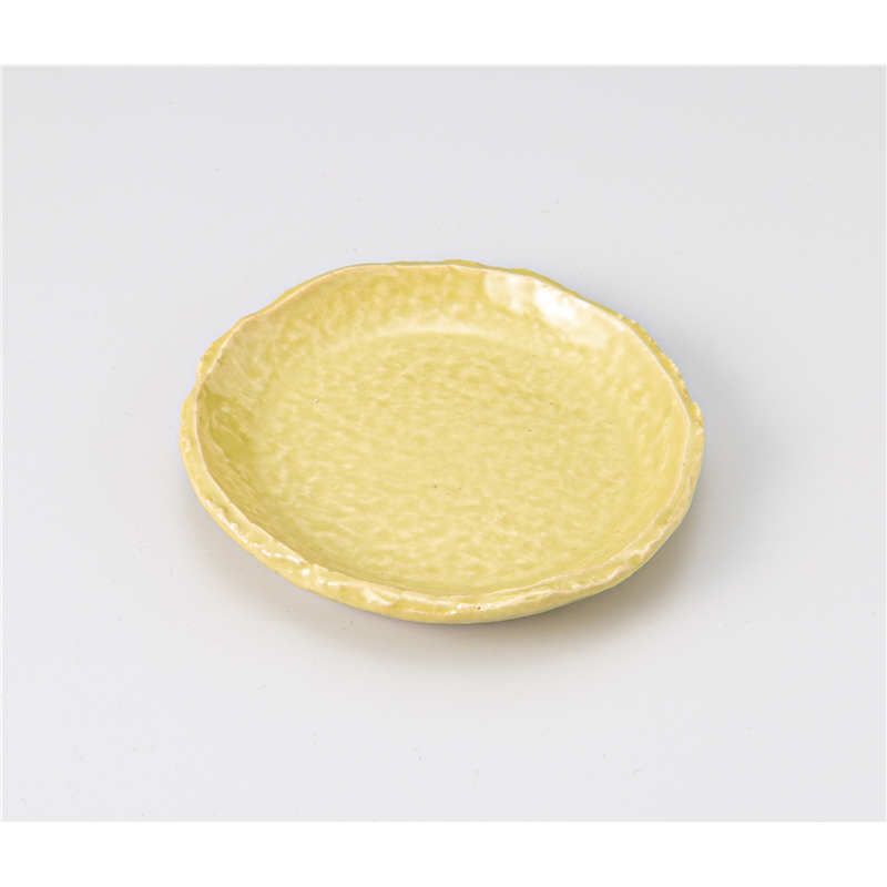 古林陶器 小皿 アイボリー 丸小皿 1218710578 1個(ご注文単位1個)【直送品】