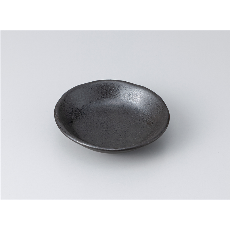 古林陶器 小皿 黒茶30深皿 1317660552 1個（ご注文単位1個）【直送品】