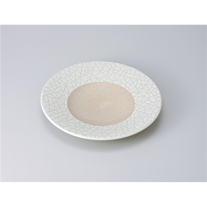 古林陶器 和皿(丸) 輪二重8.0寸皿 620120351 1個(ご注文単位1個)【直送品】