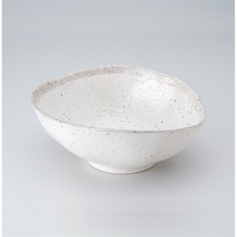古林陶器 多用鉢 白唐津変型大鉢 522210435 1個(ご注文単位1個)【直送品】