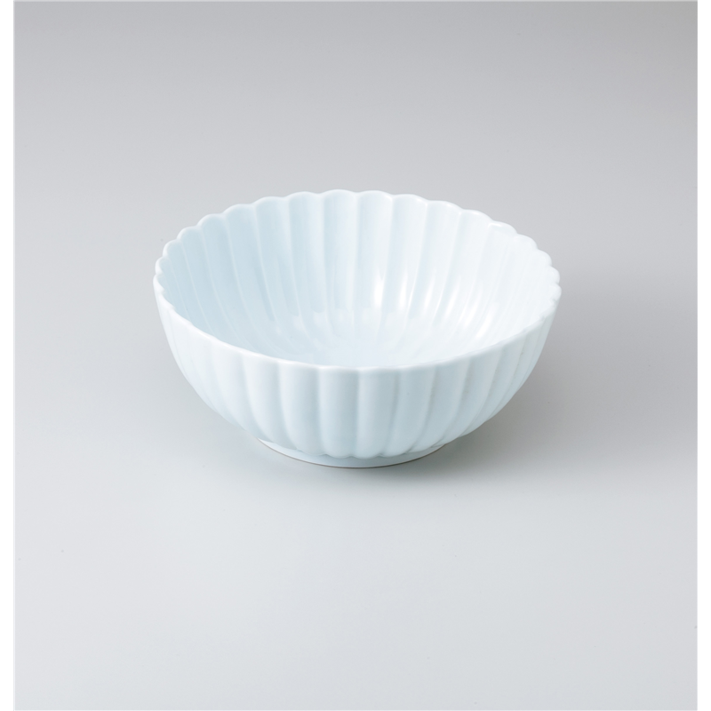 古林陶器 多用鉢 青磁菊型19cmボール 1023820160 1個(ご注文単位1個)【直送品】