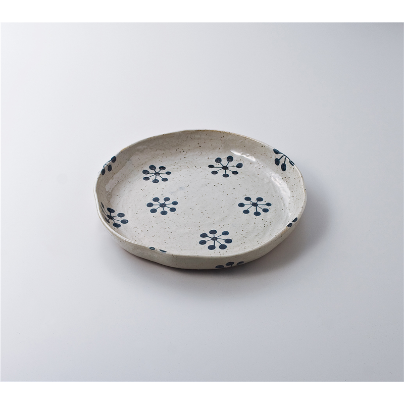 古林陶器 盛込皿 藍染9.0丸皿 623840178 1個(ご注文単位1個)【直送品】