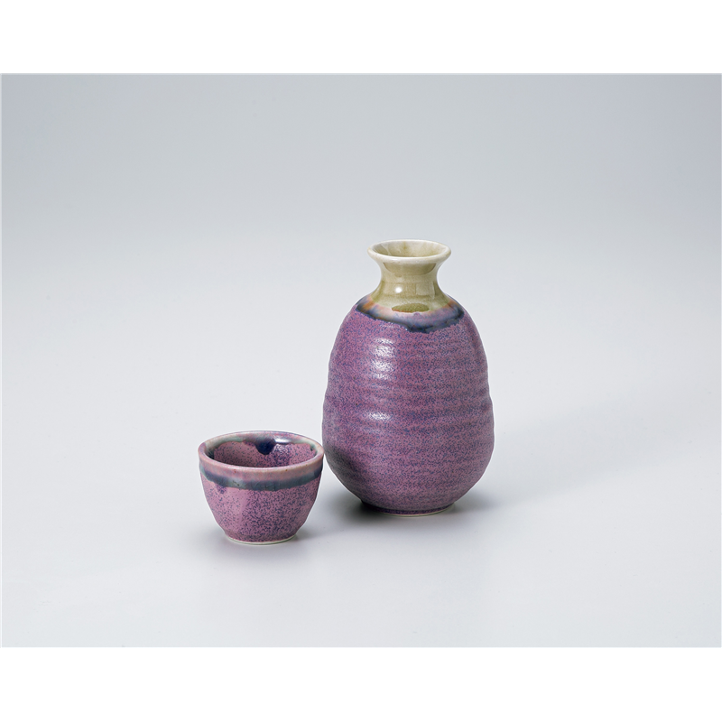 古林陶器 酒器 紫徳利 1324730701 1個(ご注文単位1個)【直送品】
