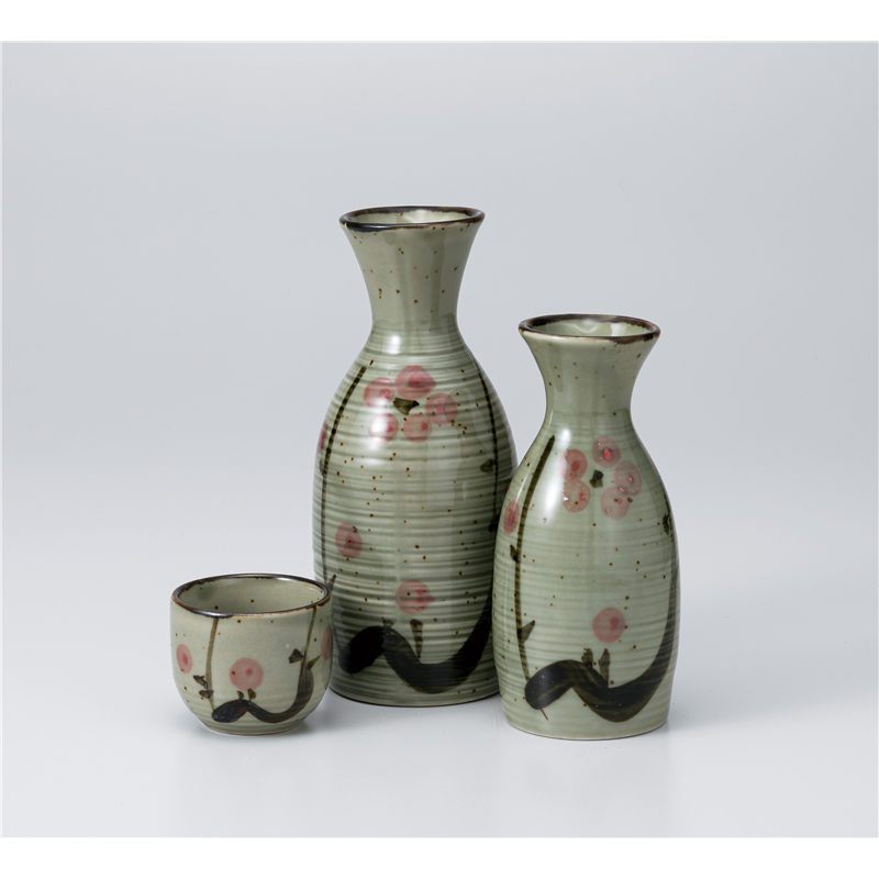 古林陶器 酒器 益子梅 大徳利 1127930154 1個(ご注文単位1個)【直送品】