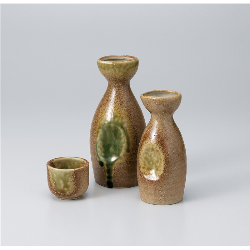 古林陶器 酒器 伊賀織部徳利(大) 1128011001 1個(ご注文単位1個)【直送品】