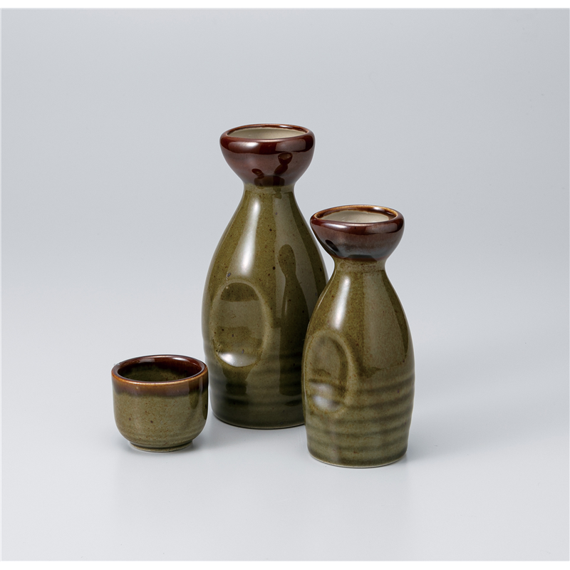古林陶器 酒器 オリーブ徳利(酒)(大) 1128010701 1個(ご注文単位1個)【直送品】