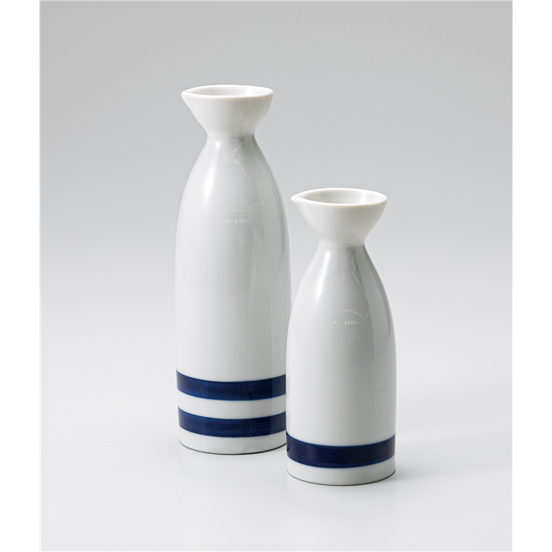 古林陶器 酒器 白二本線徳利 1227530915 1個(ご注文単位1個)【直送品】