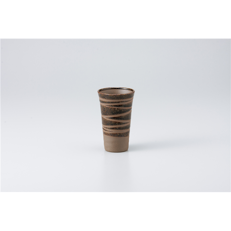 古林陶器 フリーカップ さざなみ茶一口ビール 929340501 1個(ご注文単位1個)【直送品】