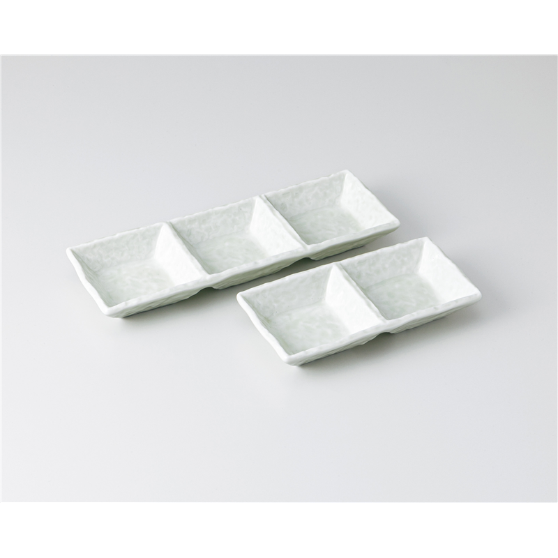 古林陶器 そば用品・薬味皿 黄磁三品鉢 1327310147 1個(ご注文単位1個)【直送品】