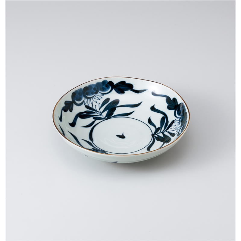 古林陶器 めん皿 古代草花六兵6.8深皿 1031720135 1個(ご注文単位1個)【直送品】