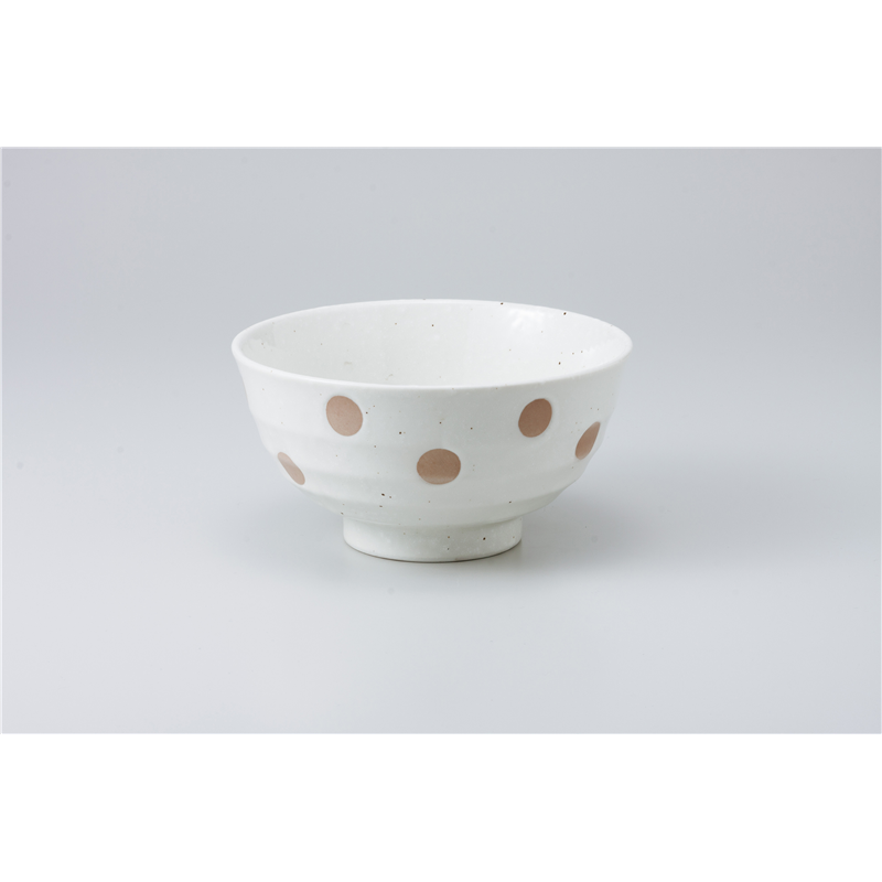 古林陶器 丼 白結晶ドット5.5多用丼 933120111 1個（ご注文単位1個）【直送品】