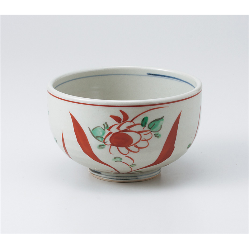 古林陶器 小丼 赤絵花鳥4.0多用丼 934010225 1個（ご注文単位1個）【直送品】