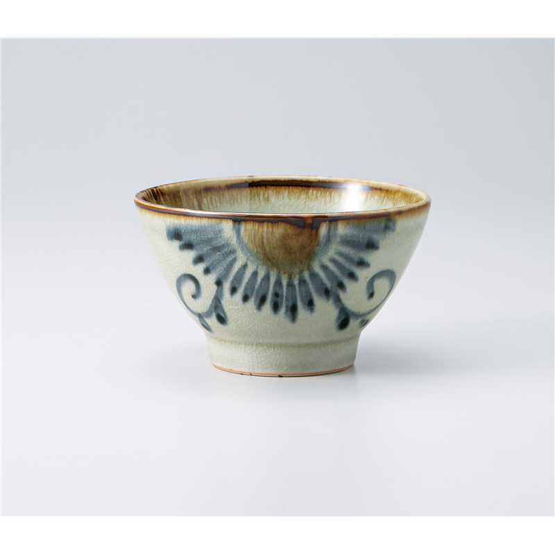 古林陶器 飯椀 安南唐草 茶碗 1332050431 1個（ご注文単位1個）【直送品】